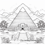 Ancient Egyptian Pyramids Coloring Pages 4