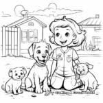 Animal Shelter Heroes Coloring Pages 2