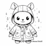 Animal Themed Raincoat Coloring Pages 2