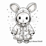 Animal Themed Raincoat Coloring Pages 4