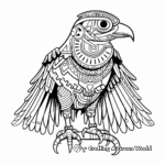 Tótem animal: Páginas para colorear del Espíritu del Cuervo 2