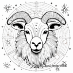Animated Aries Constellation Coloring Pages 3