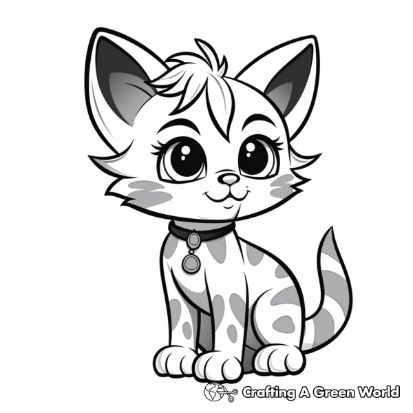 Cat Kid Coloring Pages - Free & Printable!