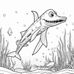 Animated Plesiosaurus Coloring Pages 1