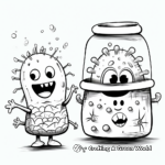 Antibiotic vs Bacteria Coloring Pages 3