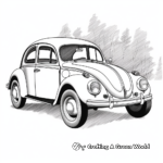 Antique Car Coloring Pages: Model T, Beetle, Mini Cooper 3