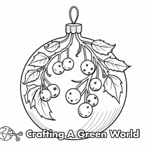 Ornament Coloring Pages - Free &amp; Printable!