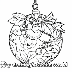 Ornament Coloring Pages - Free &amp; Printable!