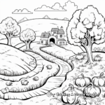 Apple Picking Adventure Coloring Pages 3