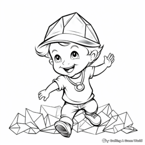April Birthstone – Diamond Coloring Pages 3