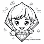 April Birthstone – Diamond Coloring Pages 4
