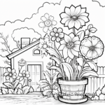 April Showers Bring May Flowers Coloring Pages 2