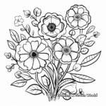 April Spring Flowers Coloring Pages 4