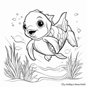 Aquatic Animal Veterinary Coloring Pages 3