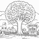Arbor Day Coloring Pages With Inspirational Quotes 1