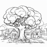 Arbor Day in the Schoolyard Coloring Pages 4