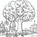 Arbor Day Tree Species Identification Coloring Pages 4