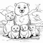 Arctic Animals Coloring Pages: For Frosty Fun 1