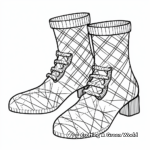 Argyle Socks Coloring Pages for Detail-Oriented Colorers 2