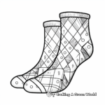 Argyle Socks Coloring Pages for Detail-Oriented Colorers 4
