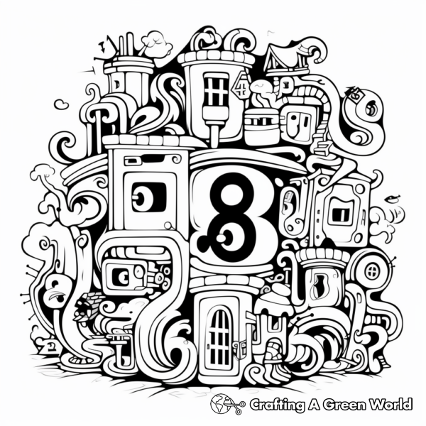 Number Coloring Pages - Free &amp; Printable!