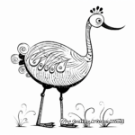 Artistic Chilean Flamingo Coloring Pages 3