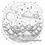 Artistic Constellations within A Galaxy Coloring Pages 1
