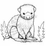 Artistic Echidna Coloring Pages 2