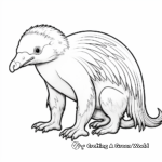 Artistic Echidna Coloring Pages 3