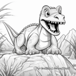 Dibujos para colorear de Megalosaurus 3