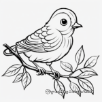 Artistic Peace Dove with Olive Branch Coloring Pages 4