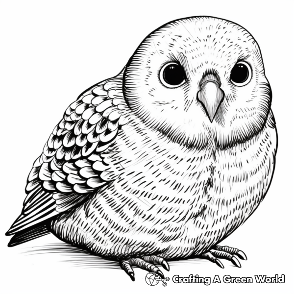 Budgie Coloring Pages - Free &amp; Printable!