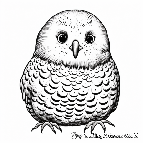 Budgie Coloring Pages - Free &amp; Printable!