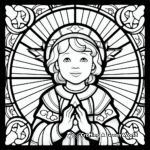 Artistic Stained Glass Coloring Pages 2
