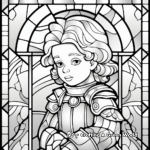 Artistic Stained Glass Coloring Pages 3