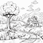 Astonishing Autumn Scenery Coloring Pages 3