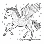 Astonishing Pegasus Constellation Pages for Coloring 2