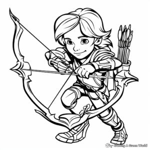 Astrology-Inspired Coloring Pages: Sagittarius Sign 1