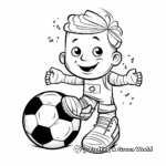 Athletic Socks Coloring Pages: Basketball, Soccer, Football Socks 4