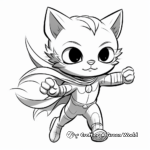 Athletic Super Kitty Olympics Coloring Pages 4