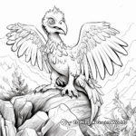 Atrociraptor in its habitat Coloring Pages 4
