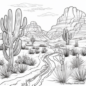 Aussie Outback Desert Coloring Pages 4