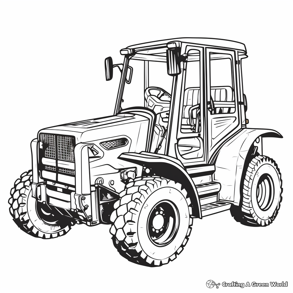Automatic Guided Forklift Coloring Pages 2