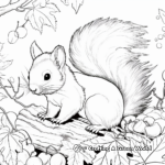 Autumn Wildlife Coloring Pages for Adults 4