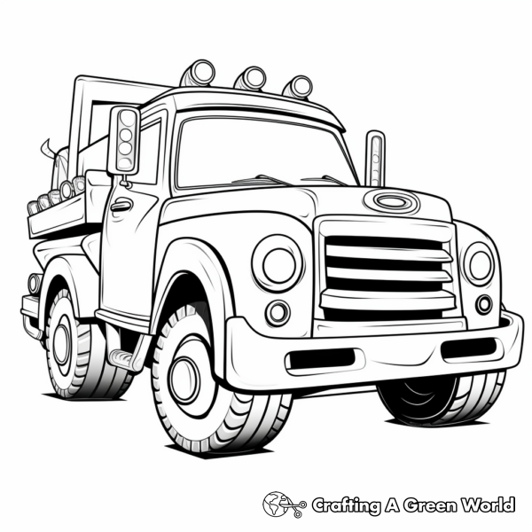 Truck Coloring Pages - Free &amp; Printable!