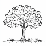 Avocado Tree Coloring Pages for Nature Lovers 4