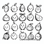 Avocado Varieties: A Collection of Coloring Pages 3