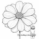 Awe-inspiring Giant Zinnia Coloring Pages 2