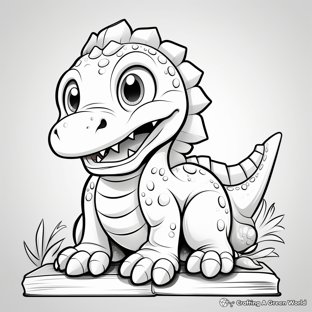Awesome Dinosaur Coloring Pages 1