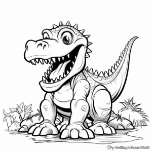 Awesome Dinosaur Coloring Pages 2
